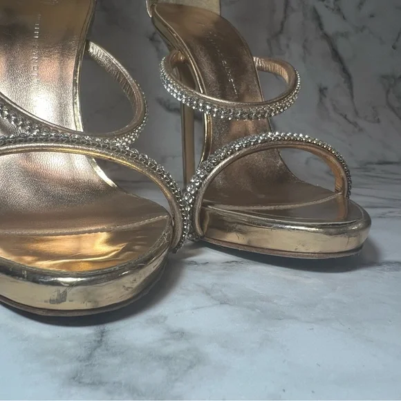 Giuseppe Zanotti Crystal Sandal Heels - Picture 4 of 12